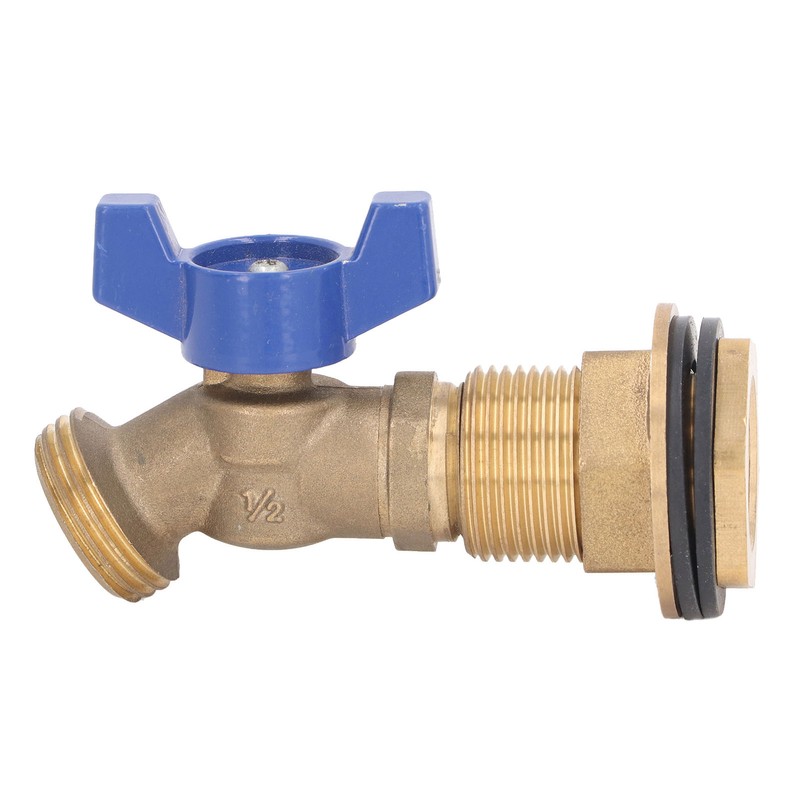 Brass Ball Valve Quarter Turn Water Tank Spigot Rain Barrel