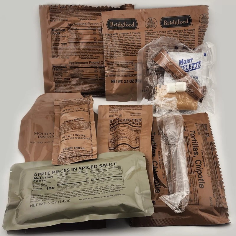 Allgo Outdoors MRE Ready To Eat Pepperoni Pizza Slice Meal
