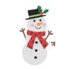Nikki's Knick Knacks Foam Snowman Ornament Craft Kit- Makes 12