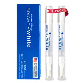 VENUS VISAGE Venus Visage Award Winning Teeth Whitening Pen, 20+ Uses - Teeth whitening Gel Professionally formulated - Best Teeth whitening Gel Pen Teeth Whitener - Low Sensitivity (Mint) (0.07 Fl Oz (Pack of 2))