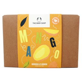 The Body Shop Nourish & Flourish Mango Body Care Gift Set, Vegan, 4-Piece Gift Set