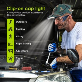 Brillar Cob Led Technology Clip on Cap Light