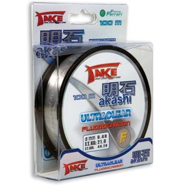 Lineaeffe Take Akashi Ultraclear Fluorocarbon Fishing Shunr 100 m Diameter 0.120 mm Fluorocarbon Sea Spinning Surfcasting Trout Bolo Lake