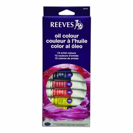 Reeves 10ml Oil Colour 12 Tube Set