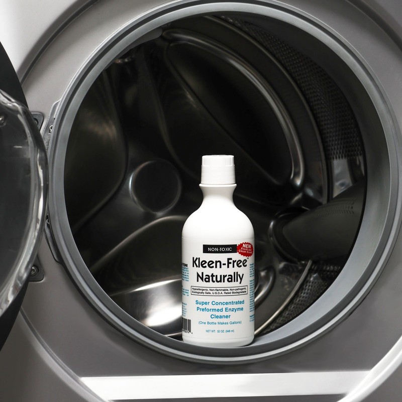 Kleen-Free Naturally Preformed Enzyme Cleaner, Enzyme Solution, Multi-Purpose Cleaner, Laundry