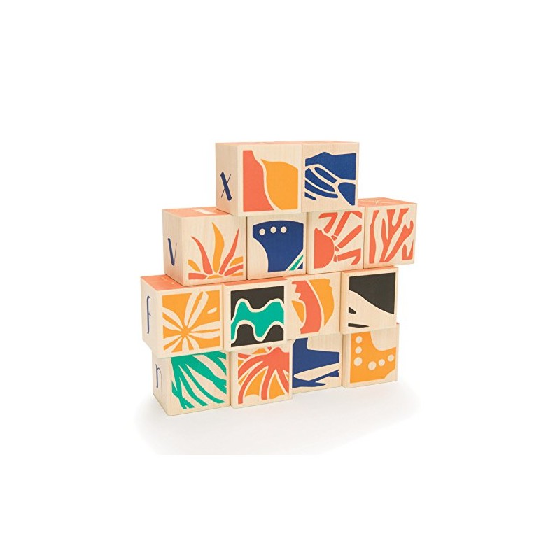 Uncle Goose Ocean Blocks - Made in The USA