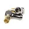 exgoofit Hi End RCA Male Plug Adapter 2-Pack Brass Right