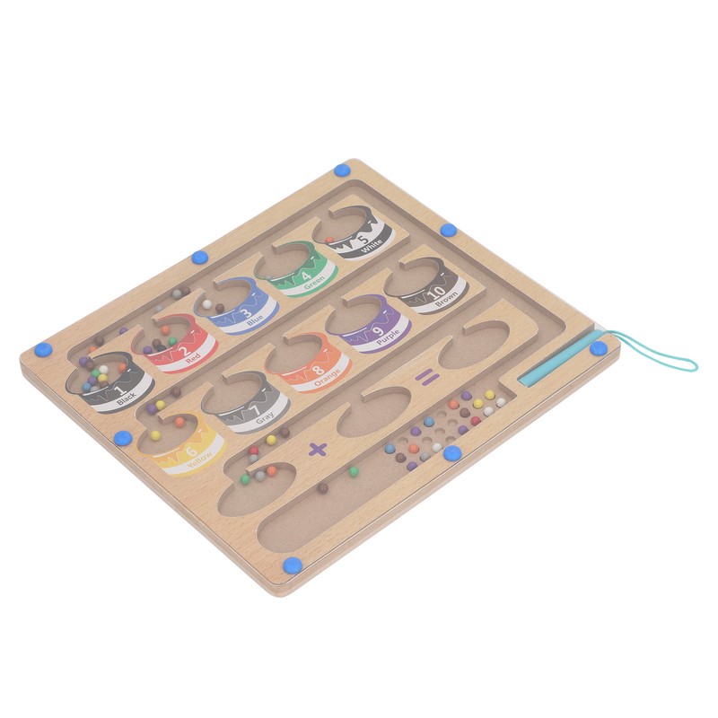 2 in 1 Magnetic Color and Number Maze Early Educational
