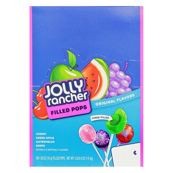 Jolly Rancher Fruit Chew Lollipops (100-Count box)