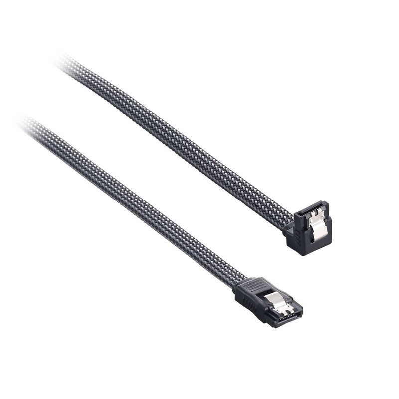 CableMod CM-CAB-RSAT-N60KC-R ModMesh Right Angle SATA 3 Cable - Black