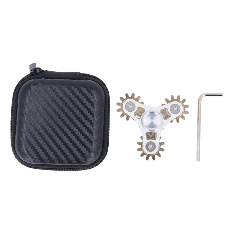 4 Gears Fidget Bearing Toy Stress Reducer Anxiety Game Brass