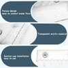 Hiyoo Aquarium Filter Baffle with Suction Cup, Square Clear Plastic