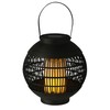Solar Lantern Handle 15 x 33 cm Plastic Black 12