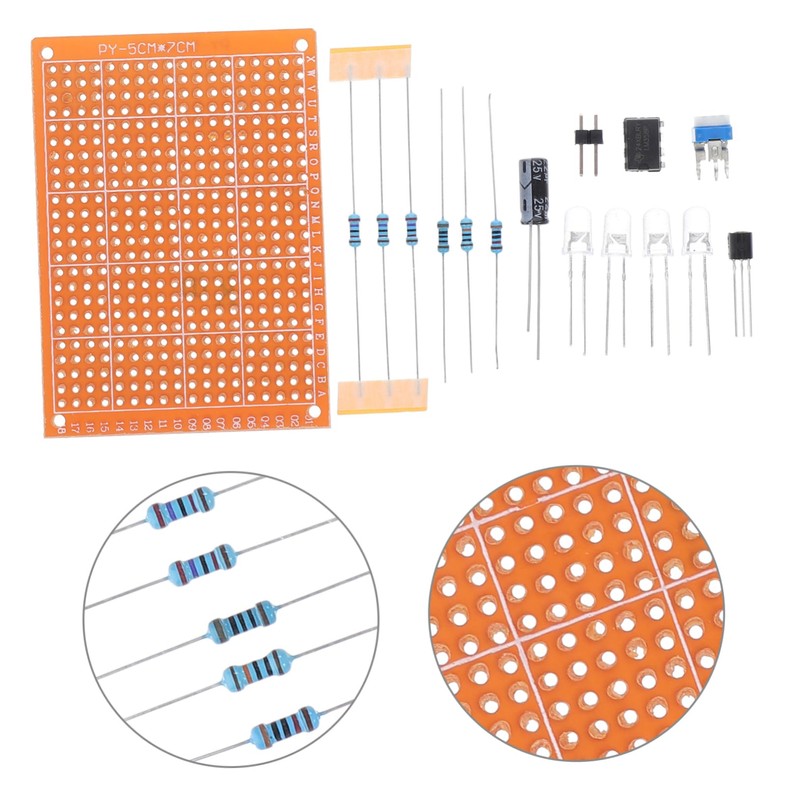 ULTECHNOVO 2 Sets Soldering Kit for Students DIY Circuit Board