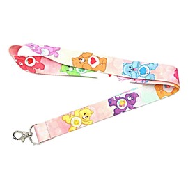 TCB Creations Care Cartoon Bears Characters ID Holder Lanyard Keychain