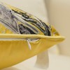 Avigers Square Cushion Covers High Precision Jacquard Modern Yellow White