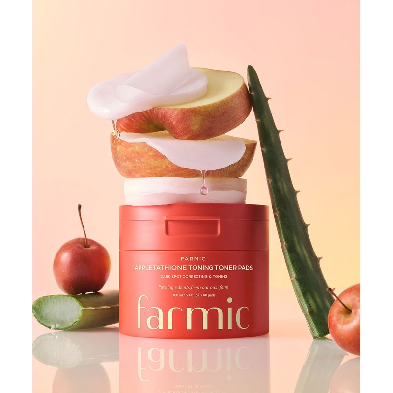 Pamick Pamique Apple Tacheon Toning Toner Pad 160ml 60 sheets
