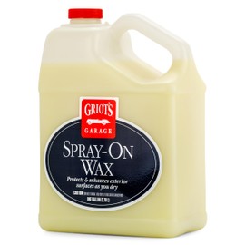 Griot’s Garage Spray-On Wax for Car Detailing, Auto Paint Protection and Enhancement, Carnauba Gloss for Trucks, SUVS, RVs, and More, 11097, One Gallon