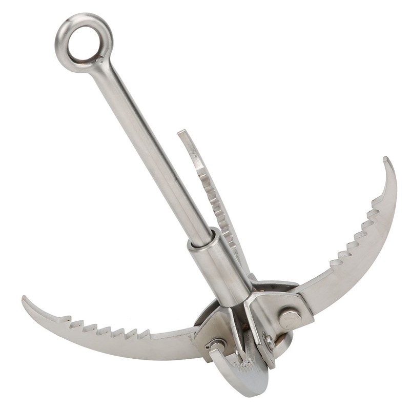 Stainless Steel Grappling Hook 4 Claws Rock Climbing Folding Hook