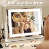 ROLOVE 16x12 Inch Vanity Mirror with Lights, Lighted Makeup Mirror