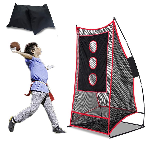 OKAYES Football Net,Portable Football Training Net,3x6 Football Throwing Net,Football Net