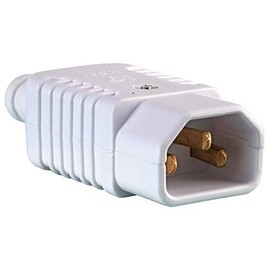 Pro Elec PEL00578 Rewireable IEC C14 mains Plug, White