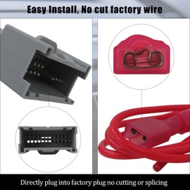 Superior Radio Wring Harness Male Female Plug, Stereo Wire Cable Adapter Adaptor Plug Kit, Car Auto Radio Sterro Wire Harness Connector, Fit for Buick lacrosse2005-2009