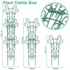 Qaobo Plant Trellis for Potted Plants 4 Pack Stackable Indoor