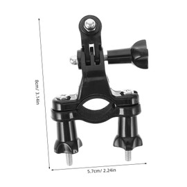 FUNOMOCYA Universal Action Camera Mount for Motorcycles Bicycles Handlebar Clamp Bracket Secure Fit for and Lightweight