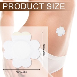 30pcs Castor Oil Pack Wrap for Belly Button, Spunlace Cloth Self Adhesive Castor Oil Patches Compress Pads Single-Use Highly Absorbent for Home Work Travel(Oil Not Included)