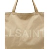 AllSaints Large Biggy Tote, Light Khaki