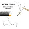 Extensiones De Pestañas Masscaku W Mix 3d / 4d Matte