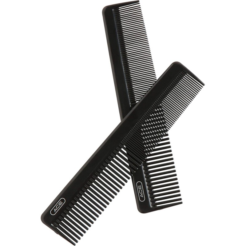 Goody Ace Dressing Comb, Black, 7.5 Inch