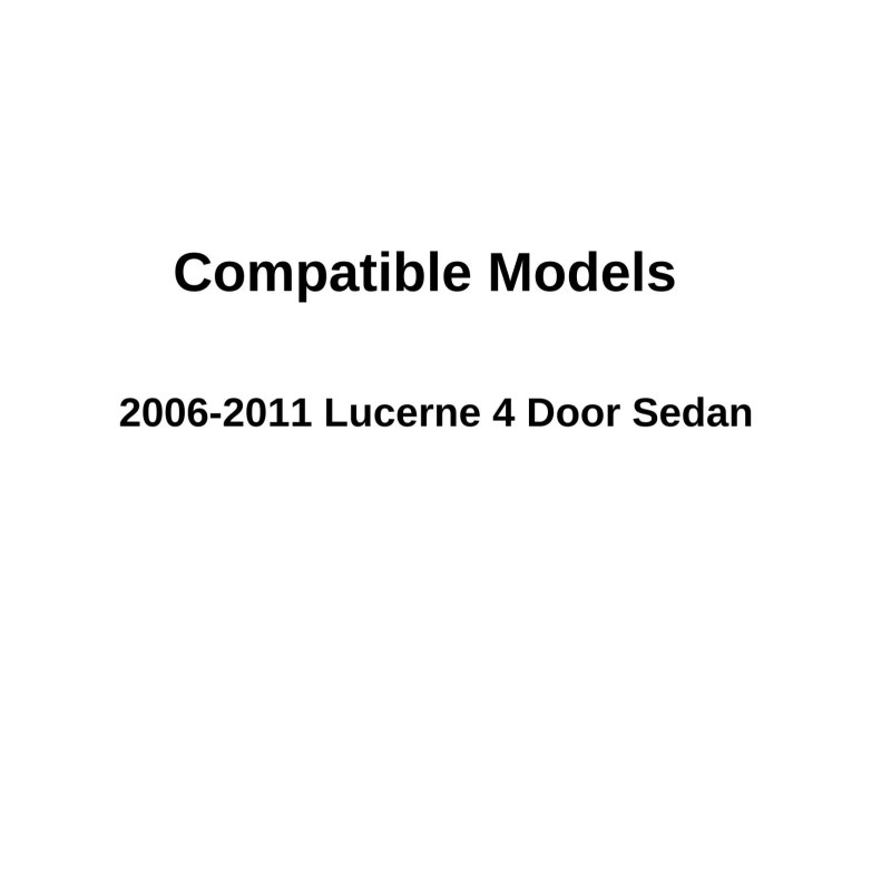 NAGD Fits 2006-2011 Buick Lucerne Passenger Right Front Door Window