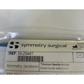 Symmetry 55-2544T Titanium Jacobson Needle Holder Straight w/o Lock 10" Length