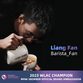 MHW-3BOMBER Espresso Milk Jug Milk Pitcher 500 ml Milk Foam Tank Espresso Milk Foam Tank Stainless Steel Espresso Steaming Frothing Pitcher Mat White P5020W