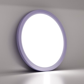 LQWELL® Ceiling Light LED Ceiling Light, IP44 Waterproof Bathroom Lamp Round Flat 18 W 6000 K 1600 LM Modern Simple Lamp Thin for Living Room Bathroom Bedroom Kitchen Balcony Cellar Office 220 x 24 mm