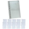 Archtypes A6 Binder, 6 Holes, Bible Size, Clear Binder, Clear