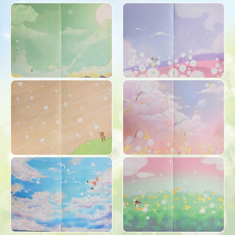 Asten Colorful Blank Journal, Writing Journal Notebook for Women, Hardcover