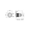 Metzler - Pressure Switch 25 mm - LED Ring Lighting