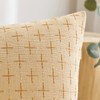 MIULEE Pack of 2 Decorative Burlap Linen Throw Pillow Covers