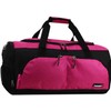 foolsGold Large Sports Holdall Duffel Bag - Black/Pink