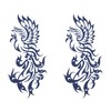 Jagua Tattoo Tattoo Stickers, 2 Weeks Disappearing Henna Tattoos Real