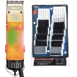 Oster Classic 76 Vibrant Colors Limited Edition Professional Clipper + Comb Set