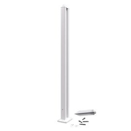TANG 38.6" H PVC Posts Vinyl Post for Lasting Durability and Easy Installation on Vinyl Picket Fence