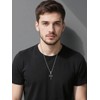 Lypic Gothic Dragon Sword Necklace for Men Women 925 Sterling