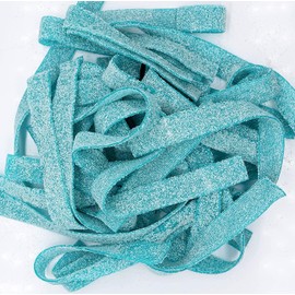 SweetGlob Sour Gummy Belts Candy (2 Pound, Sour Blue Raspberry)