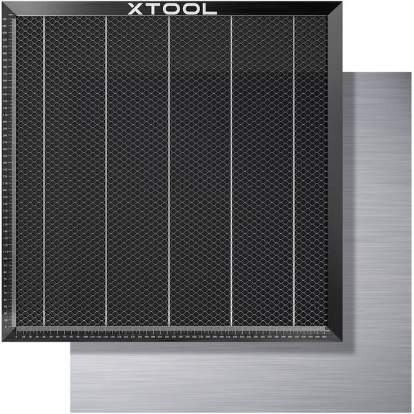 xTool Honeycomb Working Table, Soulmate for D1 Pro and Most Laser Engraver and Cutter Machine, Honeycomb Working Panel for Fast Heat Dissipation and Desktop-Protecting, 19.68"x 19.68"x 0.87"