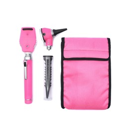Estuche de Diagnostico Oto/Oftalmo, Lona, FO, Led, Rosa
