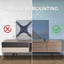 PRETYZOOM 2pcs TV Stand Base, Television Stand for TV, 32 40 49 50 55 Inches TV Stand Legs Plastic TV Mount Stands Replacement with Screws